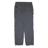 COLUMBIA Womens Trousers Grey Regular Straight Nylon W32 L30