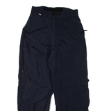 SCOTT Womens Trousers Blue Relaxed Straight W26 L26