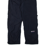 SCOTT Womens Trousers Blue Relaxed Straight W26 L26