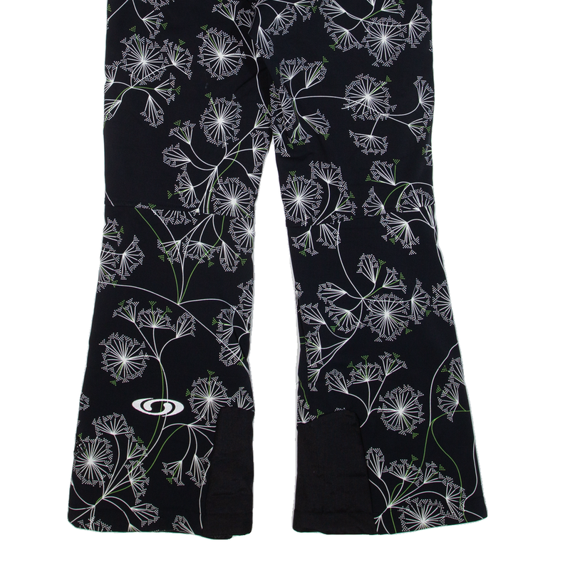 SALOMON Fleece Lined Mens Trousers Black Relaxed Bootcut W28 L29