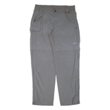 MAMMUT Womens Trousers Grey Relaxed Straight Nylon W34 L30