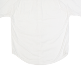 PICADOR Mens Plain Shirt White 90s S