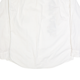 EAGLE JACCA Explosive Mens Plain Shirt White 90s Long Sleeve M