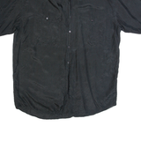 LA GRIFFE Mens Plain Shirt Black 90s L