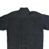 LA GRIFFE Mens Plain Shirt Black 90s L