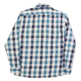 U.S. POLO ASSN Mens Shirt Blue Check Long Sleeve L