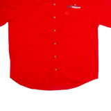 CHASE AUTHENTICS Motorsports Mens Worker Shirt Red XL