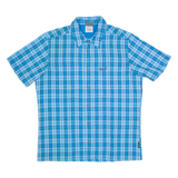 JACK WOLFSKIN Mens Shirt Blue Check S