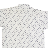 SPENGLER MODE Mens Shirt White 90s Crazy Pattern M