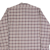 EFBE Mens Shirt Brown 90s Check Long Sleeve L