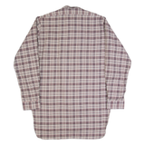 EFBE Mens Shirt Brown 90s Check Long Sleeve L