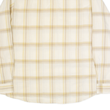 TIMBERLAND Mens Shirt Beige Check Long Sleeve 2XL