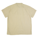 PALLADINO Mens Plain Shirt Brown 2XL