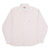 TEDDY'S Stars Mens Shirt Cream Long Sleeve S