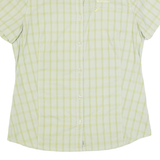 JACK WOLFSKIN Womens Shirt Green Check M