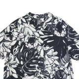 H&M Mens Shirt Black Floral 3XL