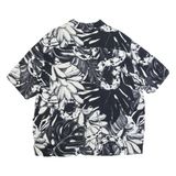 H&M Mens Shirt Black Floral 3XL