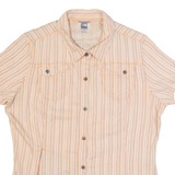 THE NORTH FACE Womens Shirt Pink Striped L