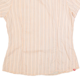 THE NORTH FACE Womens Shirt Pink Striped L