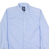 DIESEL Mens Plain Shirt Blue Long Sleeve S