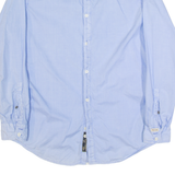 DIESEL Mens Plain Shirt Blue Long Sleeve S