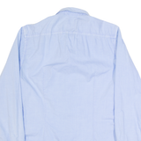 DIESEL Mens Plain Shirt Blue Long Sleeve S