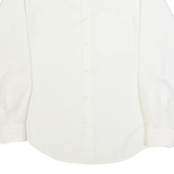 JORSA Mens Shirt White Striped Long Sleeve M