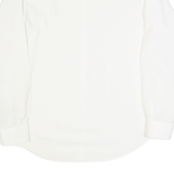 JORSA Mens Shirt White Striped Long Sleeve M