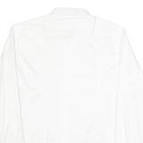 Mens Shirt White 90s Spotted Long Sleeve M