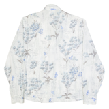 C&A Womens Shirt Cream Floral Long Sleeve M