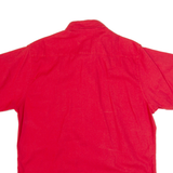 Mens Plain Shirt Red XL