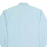 ESPRIT Mens Plain Shirt Blue Long Sleeve XL