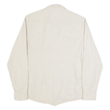 LEE Mens Plain Shirt Beige Long Sleeve XL