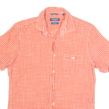 PIERRE CARDIN Mens Shirt Red Gingham S