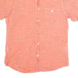 PIERRE CARDIN Mens Shirt Red Gingham S