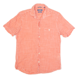PIERRE CARDIN Mens Shirt Red Gingham S