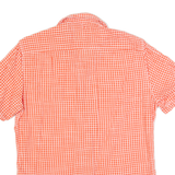 PIERRE CARDIN Mens Shirt Red Gingham S