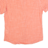 PIERRE CARDIN Mens Shirt Red Gingham S