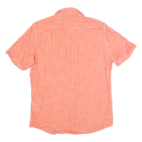 PIERRE CARDIN Mens Shirt Red Gingham S