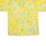 BETTY BARCLAY Womens Shirt Green 90s Crazy Pattern M