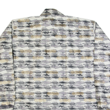 Mens Shirt White Striped Long Sleeve XL