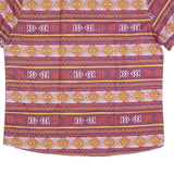 Mens Shirt Maroon Fair Isle 2XL