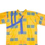 Tunic Mens Shirt Yellow Crazy Pattern M