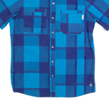 COLUMBIA Mens Shirt Blue Check M