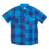 COLUMBIA Mens Shirt Blue Check M