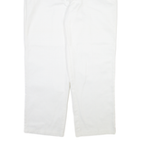 DICKIES Mens Trousers White Regular Straight W38 L30
