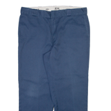 DICKIES 874 Workwear Mens Trousers Blue Regular Straight W40 L30