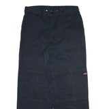 DICKIES Mens Trousers Black Relaxed Straight W34 L32