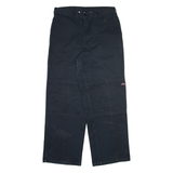 DICKIES Mens Trousers Black Relaxed Straight W34 L32