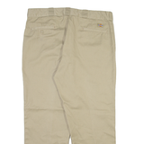 DICKIES 874 Workwear Mens Trousers Beige Regular Straight W38 L29